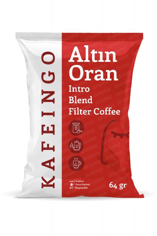 Kafeingo Altın Oran Filtre Kahve Intro Blend 64 gr