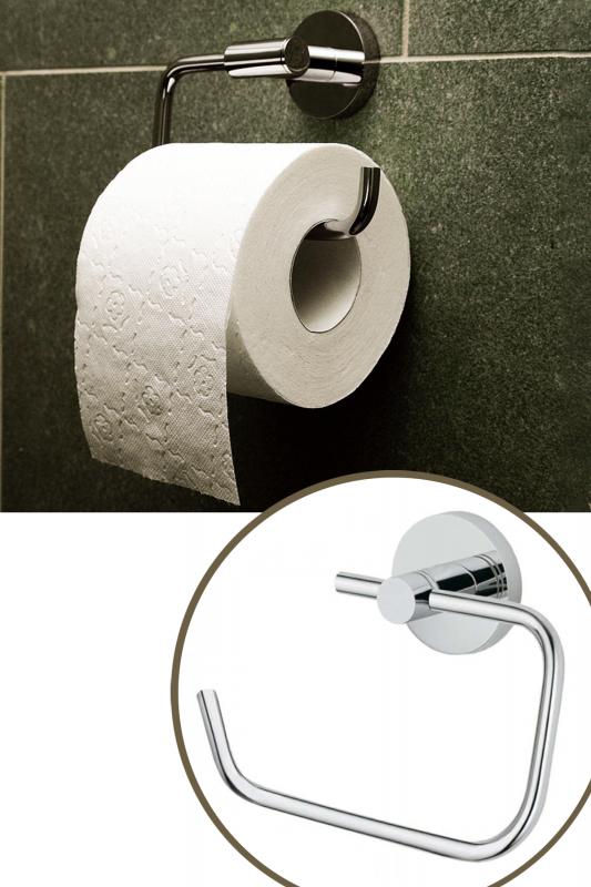 Paslanmaz Krom WC Tuvalet Kağıtlık